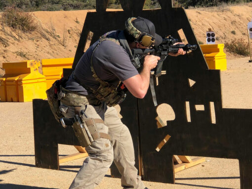 Jamie Franks Instructing Rifle Class in San Diego